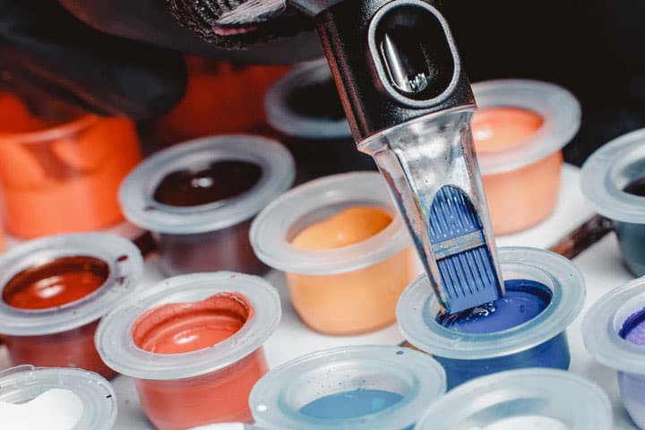 Pigment Selection — fine art tattooing process by Spade, Waikiki