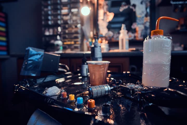 The Setup — fine art tattooing process by Spade, Waikiki