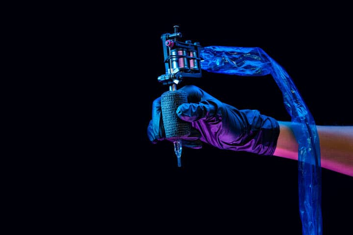 The Machine — fine art tattooing process by Spade, Waikiki